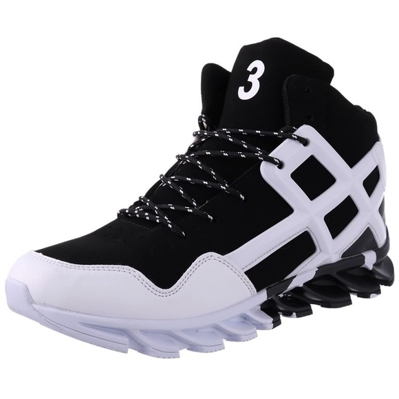 Men's Stylish Sneakers High Top Athletic - Picture 2 of 8